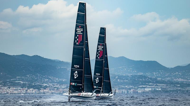 American Magic - LEQ12  - Day 46 - July 27, 2023 - Barcelona - photo © Paul Todd/America's Cup