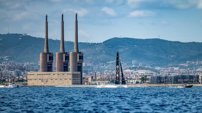 INEOS Britannia - AC40  -  July 27, 2023 - Barcelona - photo © Paul Todd/America's Cup