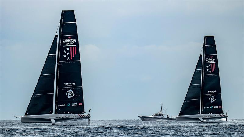 American Magic - LEQ12  - Day 46 - July 27, 2023 - Barcelona - photo © Paul Todd/America's Cup