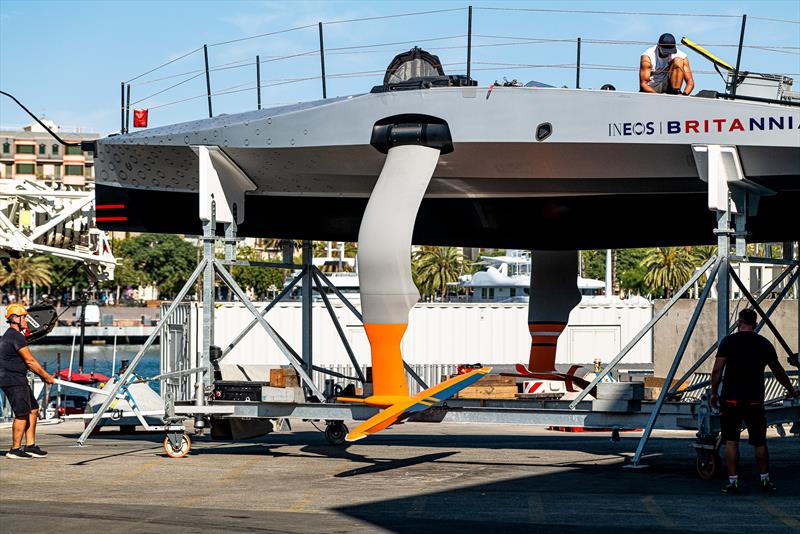 INEOS Britannia's T6 - LEQ12 - August 1July, 2023 - Barcelona - photo © Ugo Fonolla / America's Cup