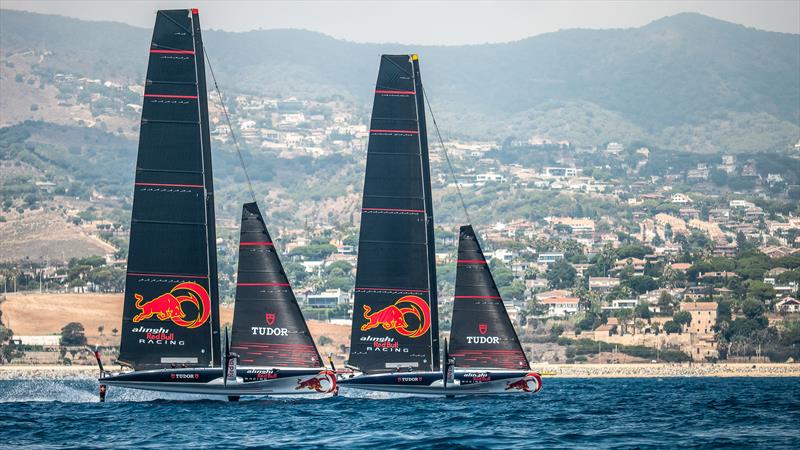 Alinghi Red Bull Racing - LEQ12  - Day 47 - August 2, 2023 - Barcelona - photo © Alex Carabi / America's Cup