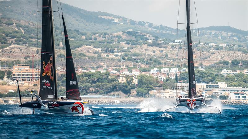 Alinghi Red Bull Racing - LEQ12  - Day 47 - August 2, 2023 - Barcelona - photo © Alex Carabi / America's Cup