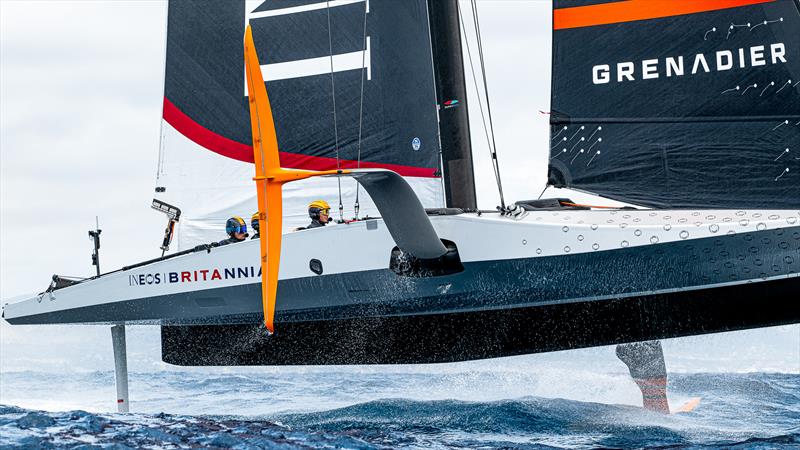 INEOS Britannia - LEQ12 - Day 64 - August 2, 2023 - Barcelona photo copyright Ugo Fonolla / America's Cup taken at Royal Yacht Squadron and featuring the AC40 class