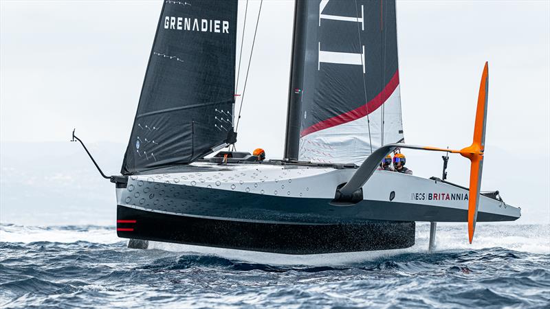 INEOS Britannia - LEQ12 - Day 64 - August 2, 2023 - Barcelona photo copyright Ugo Fonolla / America's Cup taken at Royal Yacht Squadron and featuring the AC40 class