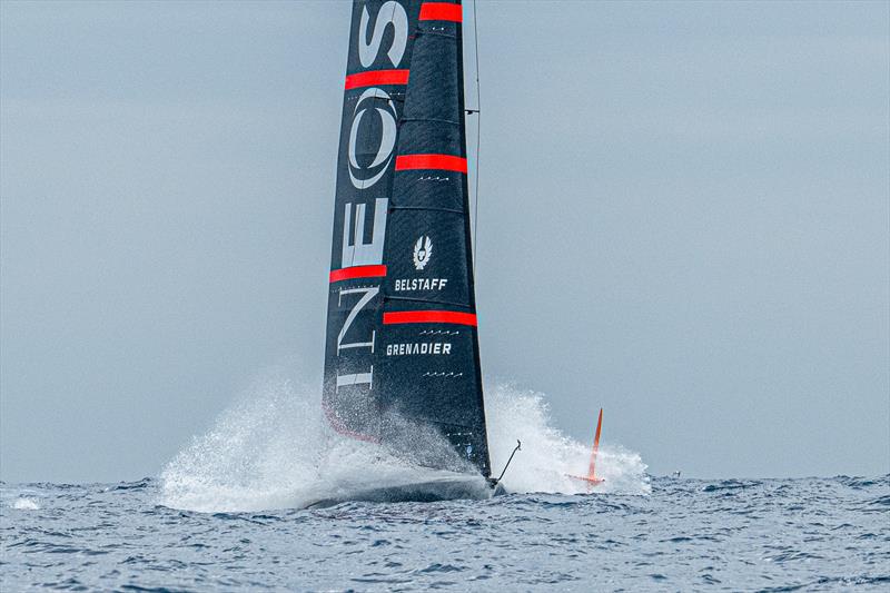 INEOS Britannia - LEQ12 - Day 64 - August 2, 2023 - Barcelona photo copyright Ugo Fonolla / America's Cup taken at Royal Yacht Squadron and featuring the AC40 class