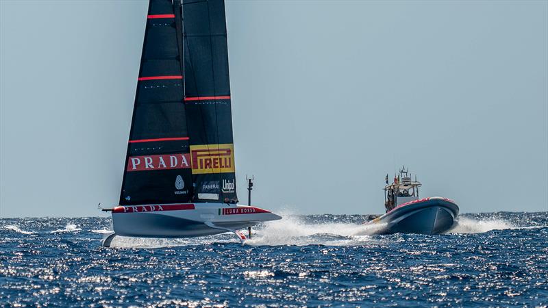 Luna Rossa Prada Pirelli - AC40 - Day 11 - August 4 , 2023 - Barcelona photo copyright Paul Todd/America's Cup taken at New York Yacht Club and featuring the AC40 class