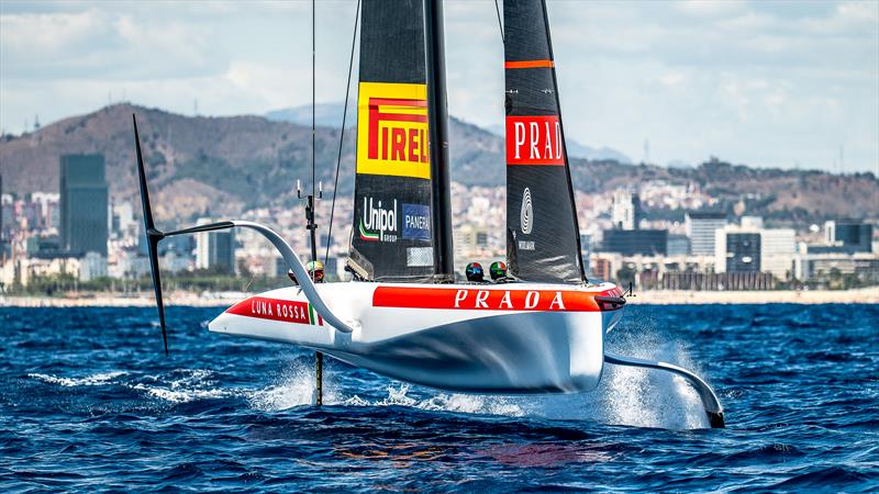 Luna Rossa Prada Pirelli - AC40s - Day 11 - August 4 , 2023 - Barcelona - photo © Paul Todd/America's Cup