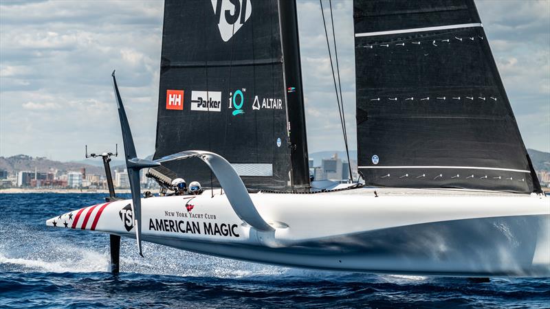 NYYC American Magic - LEQ12/AC40s - Day 47 - August 4 , 2023 - Barcelona - photo © Paul Todd/America's Cup