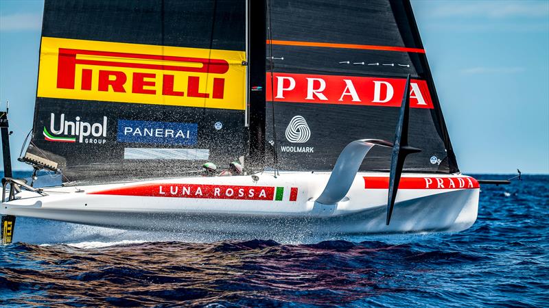 Luna Rossa  Prada Pirelli - AC40 - Day 11 - August 4 , 2023 - Barcelona - photo © Paul Todd/America's Cup
