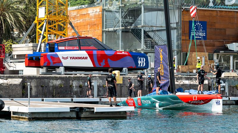 Emirates Team New Zealand - AC40 - Day BD1 - August 7, 2023 - Barcelona - photo © Job Vermeulen / America's Cup