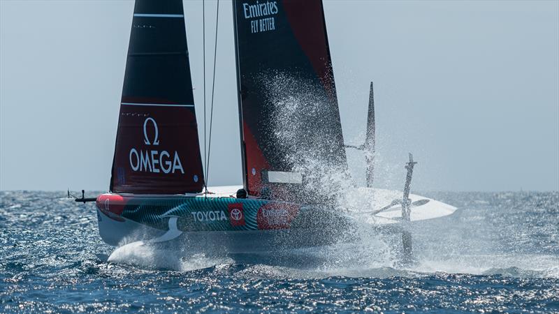 Emirates Team New Zealand - AC40 - Day BD1 - August 7, 2023 - Barcelona - photo © Job Vermeulen / America's Cup