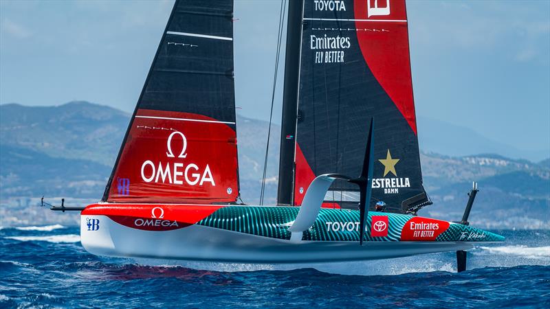 Emirates Team New Zealand - AC40 - Day BD1 - August 7, 2023 - Barcelona - photo © Job Vermeulen / America's Cup