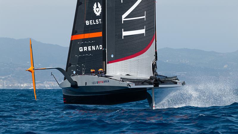 INEOS Britannia - T6 - Day 67 - Barcelona - August, 8 2023 photo copyright Ugo Fonolla / America's Cup taken at Royal Yacht Squadron and featuring the AC40 class