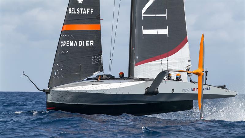 INEOS Britannia - T6 - Day 67 - Barcelona - August, 8 2023 photo copyright Ugo Fonolla / America's Cup taken at Royal Yacht Squadron and featuring the AC40 class