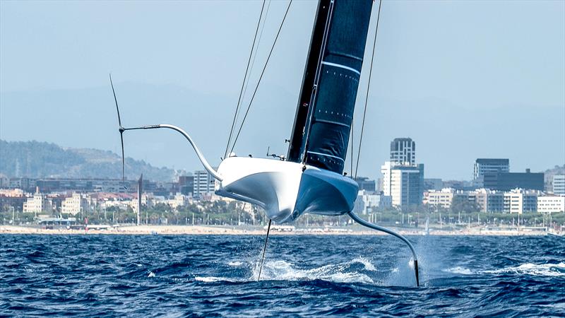 NYYC American Magic - LEQ12/AC40s - Day 49 - August 8 , 2023 - Barcelona photo copyright Paul Todd/America's Cup taken at New York Yacht Club and featuring the AC40 class