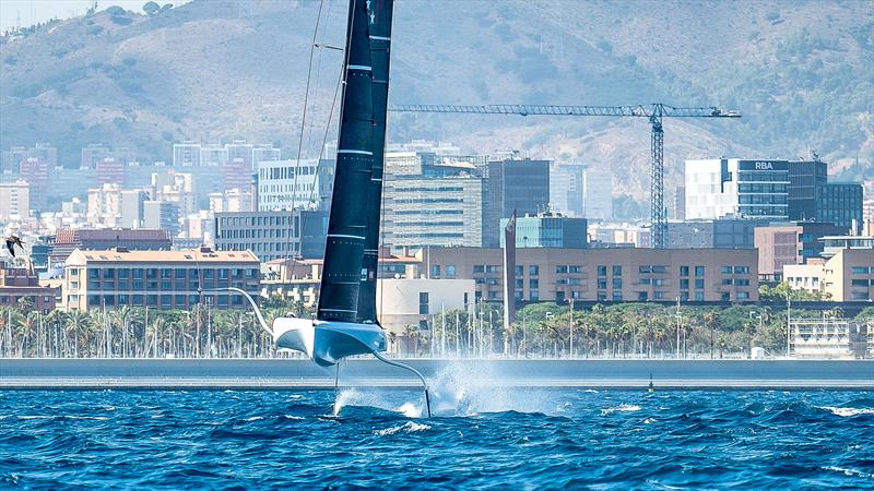 NYYC American Magic - LEQ12/AC40s - Day 49 - August 8 , 2023 - Barcelona - photo © Paul Todd/America's Cup