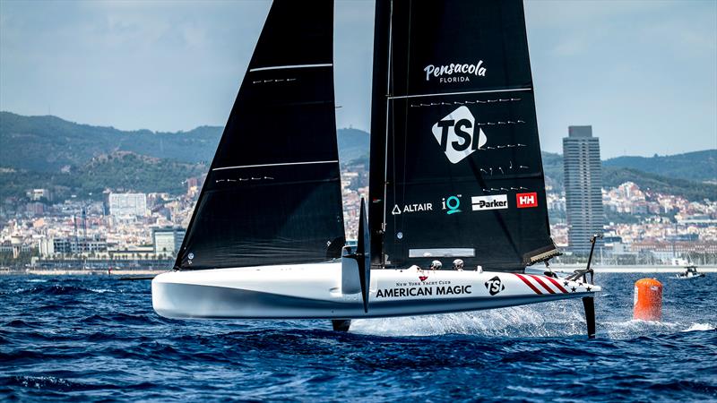 NYYC American Magic - LEQ12/AC40s - Day 49 - August 8 , 2023 - Barcelona - photo © Paul Todd/America's Cup