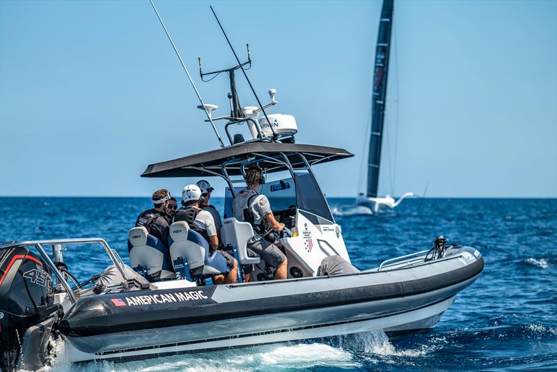 NYYC American Magic - LEQ12/AC40 - Day 50 - August 9 , 2023 - Barcelona - photo © Paul Todd/America's Cup