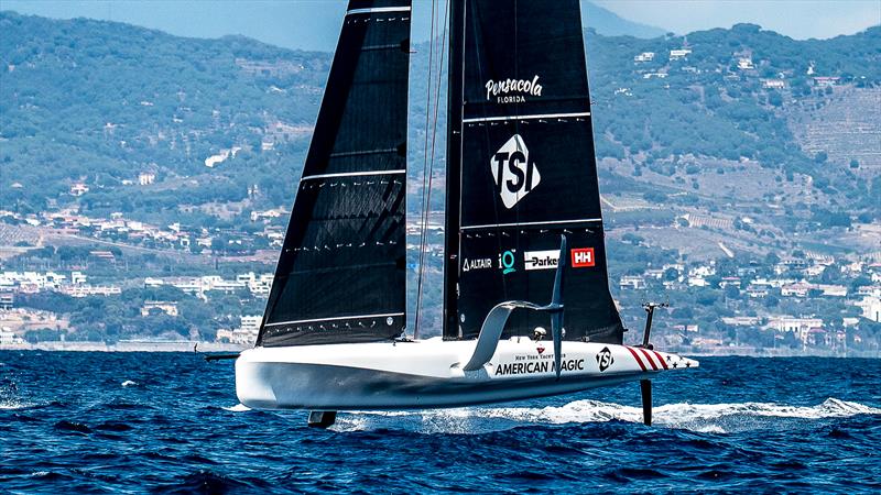 American Magic - AC40/LEQ12 - Day 53 - August 15, 2023 - Barcelona - photo © Paul Todd/America's Cup