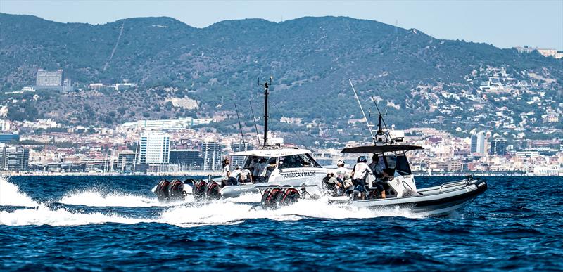 American Magic - AC40/LEQ12 - Day 53 - August 15, 2023 - Barcelona - photo © Paul Todd/America's Cup