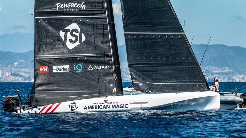American Magic - AC40/LEQ12 - Day 53 - August 15, 2023 - Barcelona - photo © Paul Todd/America's Cup