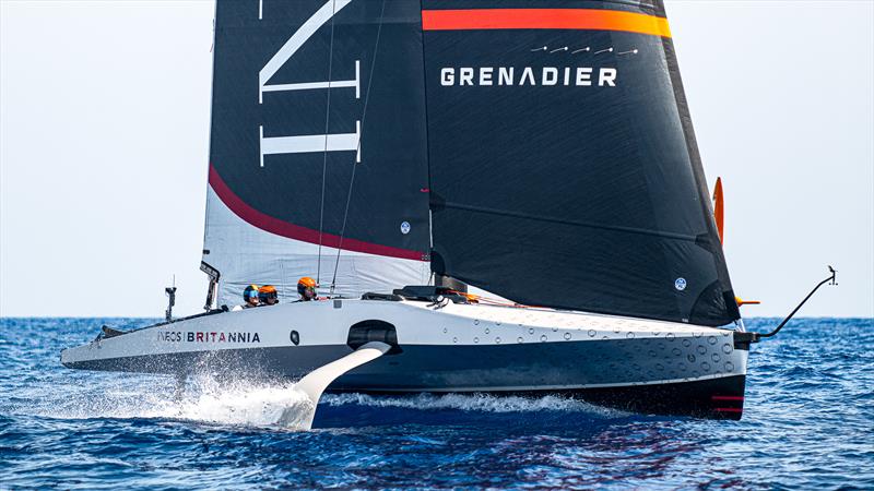 INEOS Britannia - AC40 - Day 70 - August 18, 2023 - Barcelona photo copyright Ugo Fonolla / America's Cup taken at Royal Yacht Squadron and featuring the AC40 class