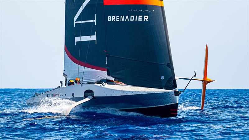 INEOS Britannia - AC40 - Day 70 - August 18, 2023 - Barcelona photo copyright Ugo Fonolla / America's Cup taken at Royal Yacht Squadron and featuring the AC40 class