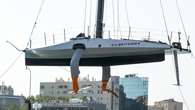 INEOS Britannia - AC40 - Day 70 - August 18, 2023 - Barcelona - photo © Ugo Fonolla / America's Cup