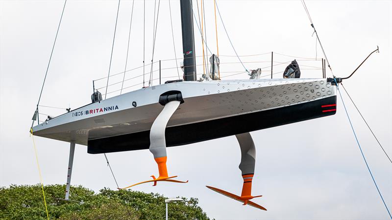 INEOS Britannia - AC40 - Day 71 - August 19, 2023 - Barcelona photo copyright Ugo Fonolla / America's Cup taken at Royal Yacht Squadron and featuring the AC40 class