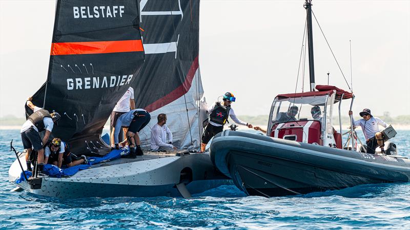 INEOS Britannia - AC40 - Day 71 - August 19, 2023 - Barcelona photo copyright Ugo Fonolla / America's Cup taken at Royal Yacht Squadron and featuring the AC40 class