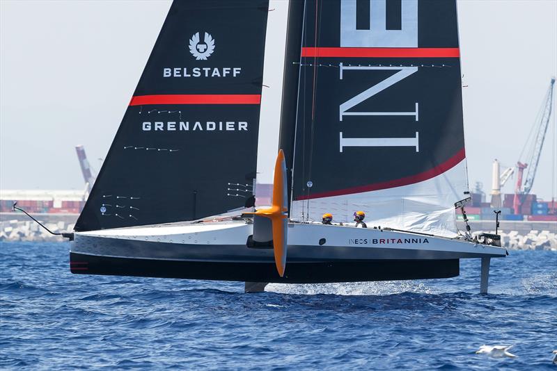 INEOS Britannia - AC40 - Day 71 - August 19, 2023 - Barcelona photo copyright Ugo Fonolla / America's Cup taken at Royal Yacht Squadron and featuring the AC40 class