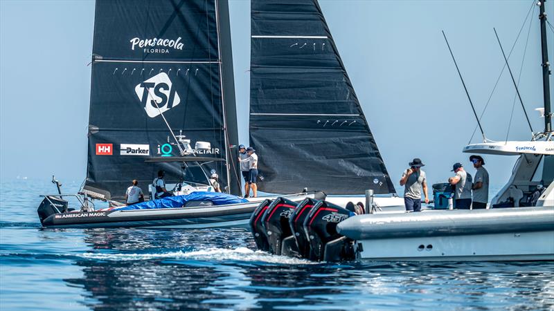  American Magic - AC40 - Day 55 - Barcelona - August 21, 2023 - photo © Paul Todd/America's Cup