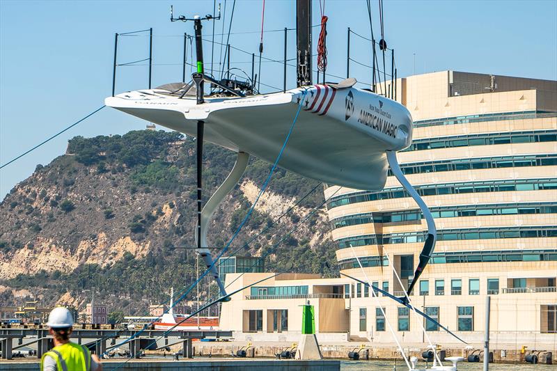  American Magic - AC40 - Day 55 - Barcelona - August 21, 2023 - photo © Paul Todd/America's Cup