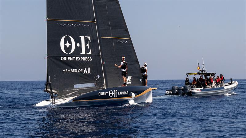 Orient Express Racing Team - AC40-OD - Day 01 - Barcelona - August 22, 2023 - photo © Martin Keruzore / OERT