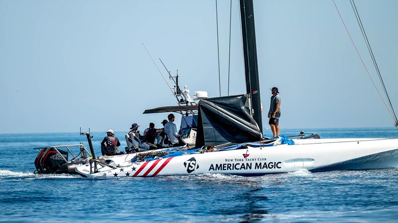  American Magic - AC40 - Day 56 - Barcelona - August 23, 2023 photo copyright Paul Todd/America's Cup taken at New York Yacht Club and featuring the AC40 class