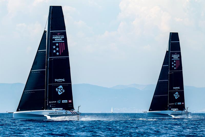  American Magic - AC40 - Day 56 - Barcelona - August 23, 2023 - photo © Paul Todd/America's Cup