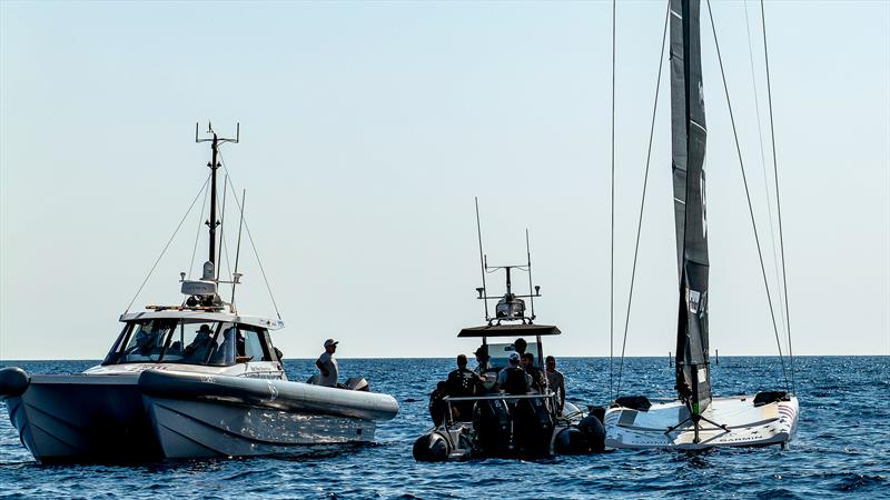  American Magic - AC40 - Day 56 - Barcelona - August 23, 2023 - photo © Paul Todd/America's Cup