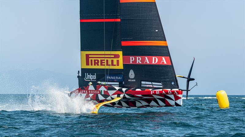 Luna Rossa - LEQ12 - Day 86 - Cagliari - August 23, 2023 photo copyright Ivo Rovira / America's Cup taken at Circolo della Vela Sicilia and featuring the AC40 class