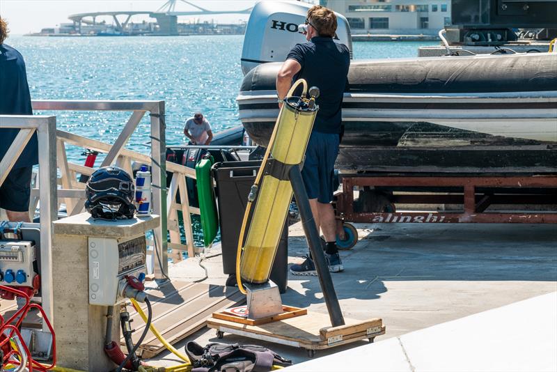 Alinghi Red Bull Racing - AC40 - Day 49 - Barcelona - August 24, 2023 - photo © Alex Carabi / America's Cup