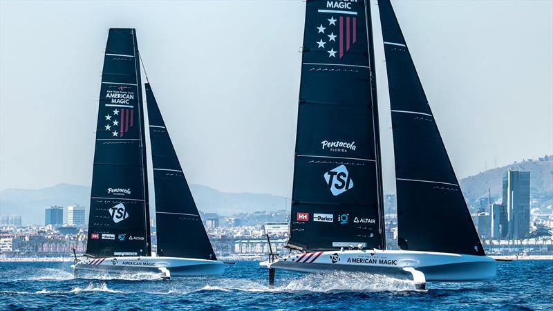  American Magic - AC40 - Day 57 - Barcelona - August 24, 2023 - photo © Paul Todd/America's Cup