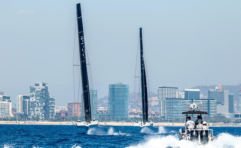  American Magic - AC40 - Day 57 - Barcelona - August 24, 2023 - photo © Paul Todd/America's Cup