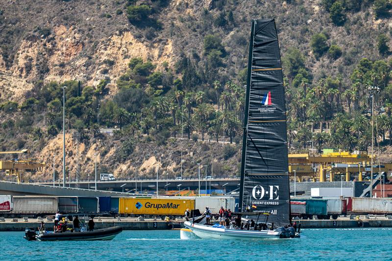 Orient Express Racing Team - AC40 - Day 02 - Barcelona - August 24, 2023 - photo © Paul Todd/America's Cup