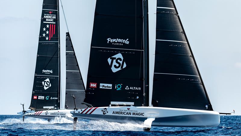  American Magic - AC40 - Day 58 - Barcelona - August 25, 2023 photo copyright Paul Todd/America's Cup taken at New York Yacht Club and featuring the AC40 class