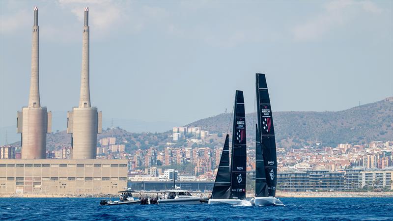  American Magic - AC40 - Day 58 - Barcelona - August 25, 2023 photo copyright Paul Todd/America's Cup taken at New York Yacht Club and featuring the AC40 class