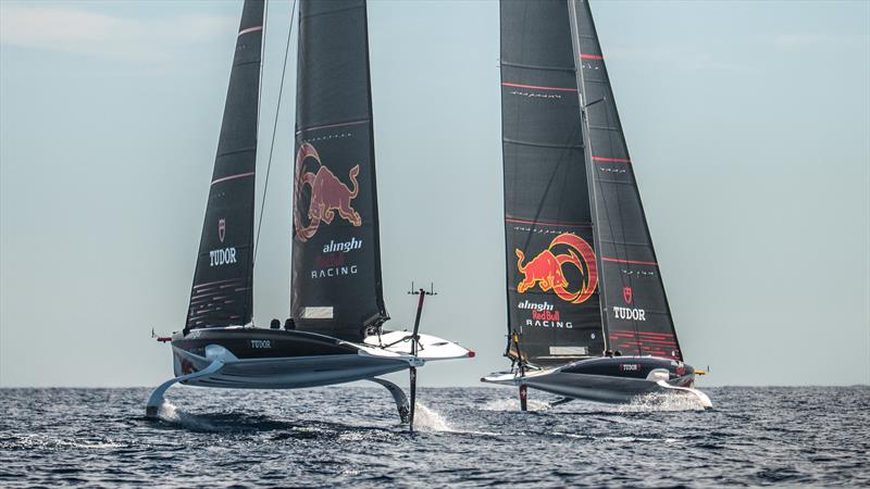 Alinghi Red Bull Racing - AC40 - Day 50 - Barcelona - August 28, 2023 - photo © Alex Carabi / America's Cup