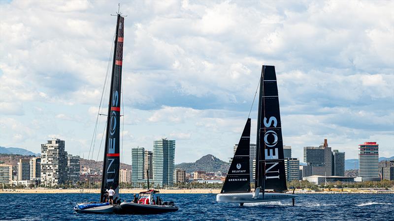 INEOS Britannia - AC40 - Day 72 - Barcelona - August 28, 2023 - photo © Ugo Fonolla / America's Cup