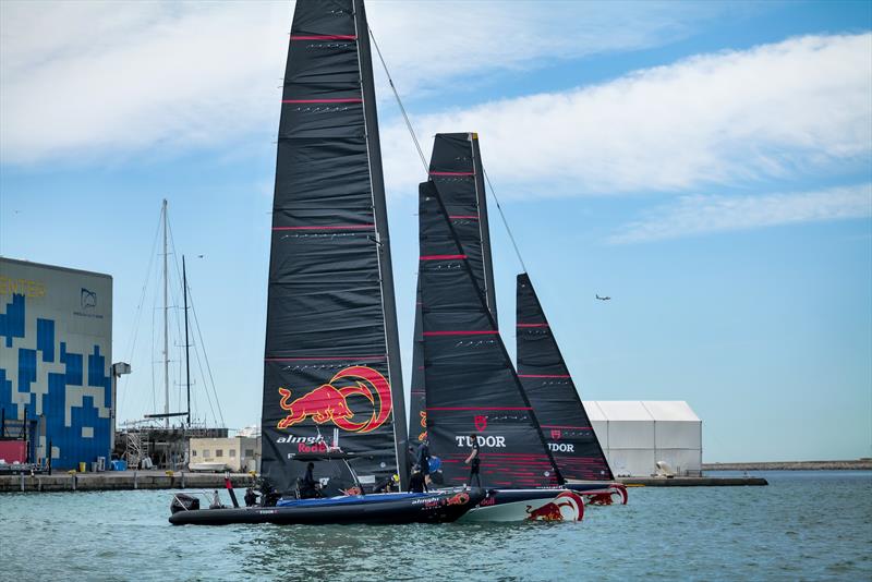 Alinghi Red Bull Racing - AC40 - Day 50 - Barcelona - August 28, 2023 - photo © Alex Carabi / America's Cup