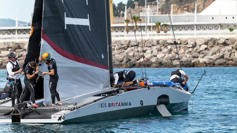 INEOS Britannia - AC40 - Day 72 - Barcelona - August 28, 2023 - photo © Ugo Fonolla / America's Cup