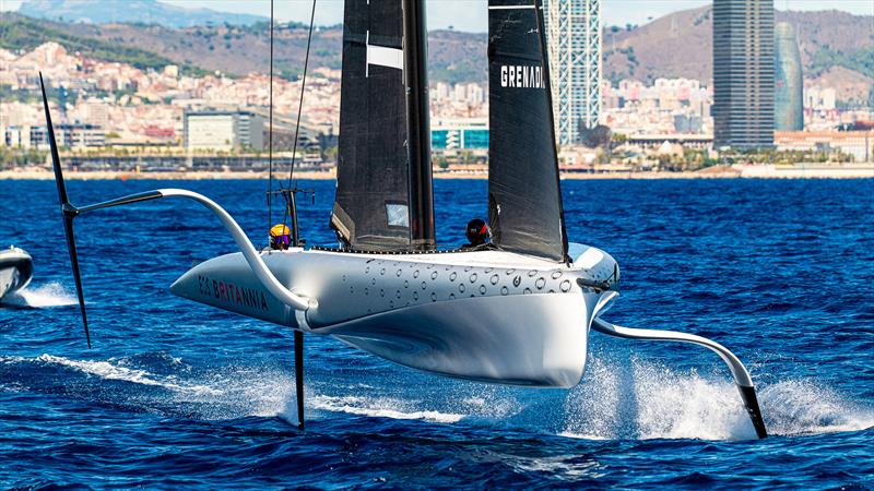 INEOS Britannia - AC40 - Day 72 - Barcelona - August 28, 2023 - photo © Ugo Fonolla / America's Cup