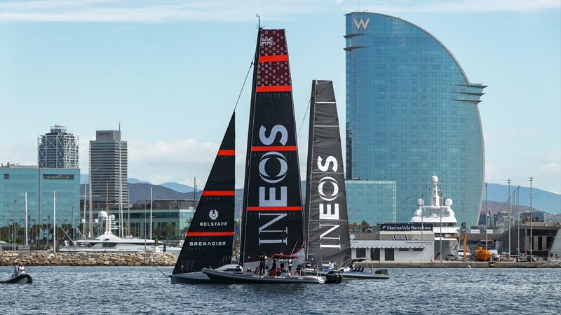 INEOS Britannia - AC40 - Day 72 - Barcelona - August 28, 2023 - photo © Ugo Fonolla / America's Cup